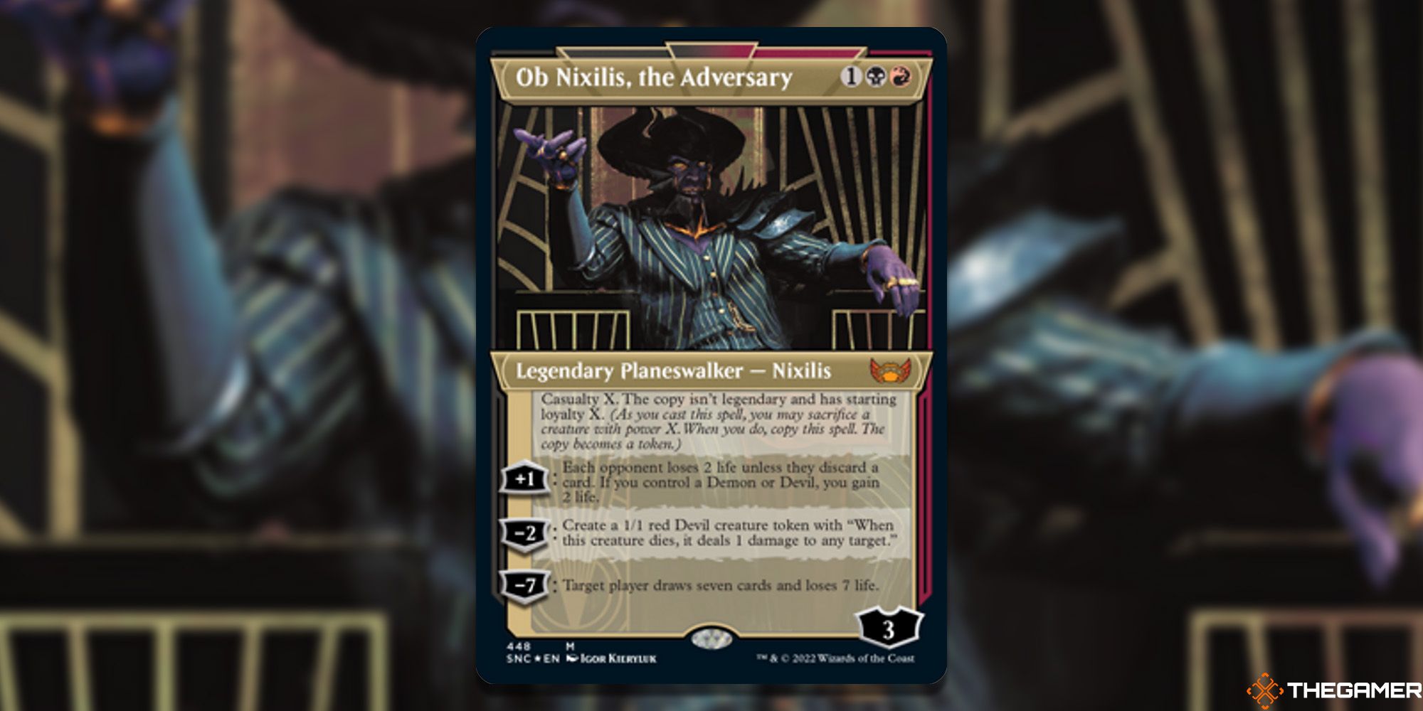 Ob Nixilis, the Adversary Gilded Foil