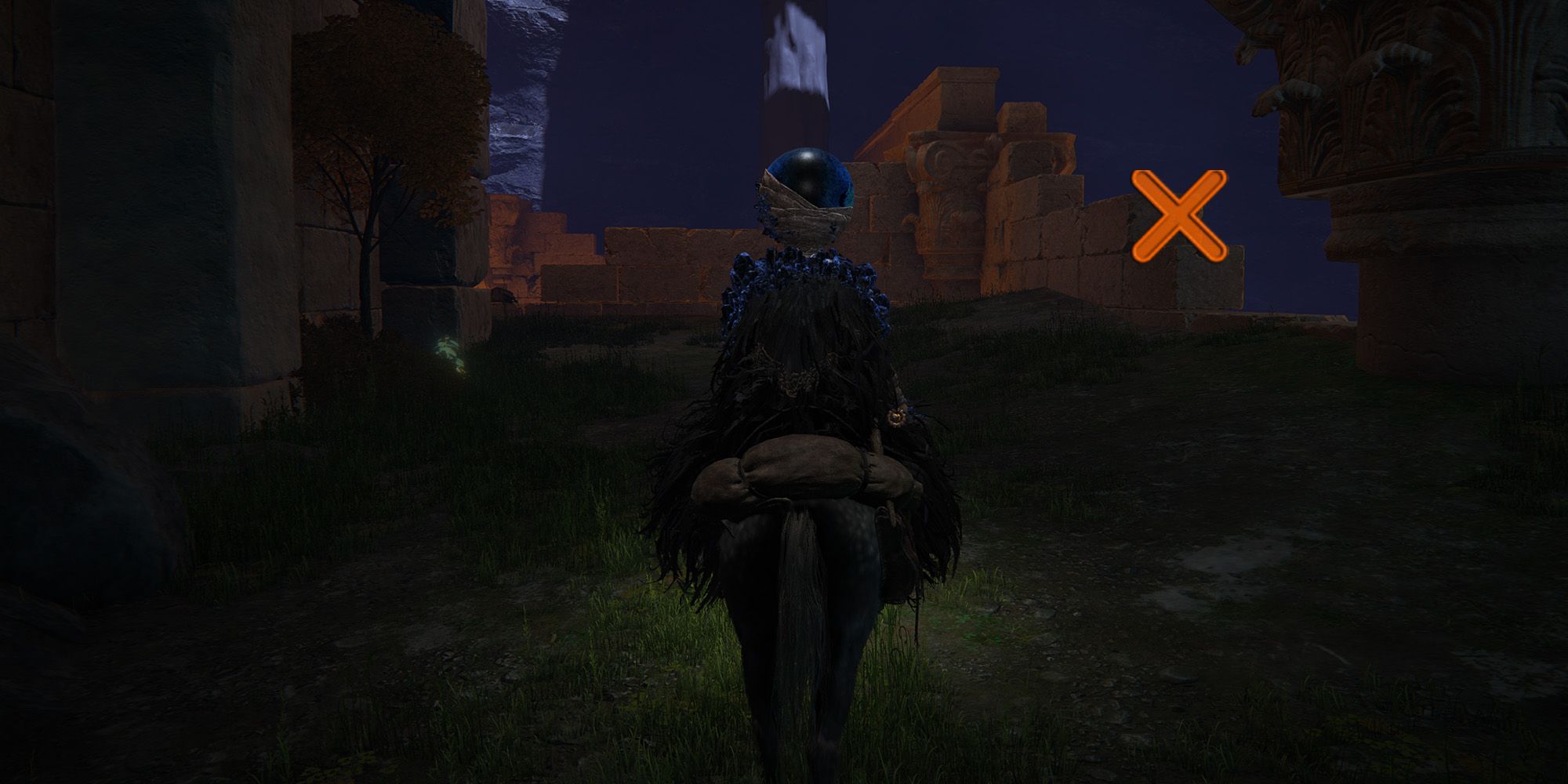 Screenshot showing the path to the Oracle Bubbles Sorcery in Elden Ring