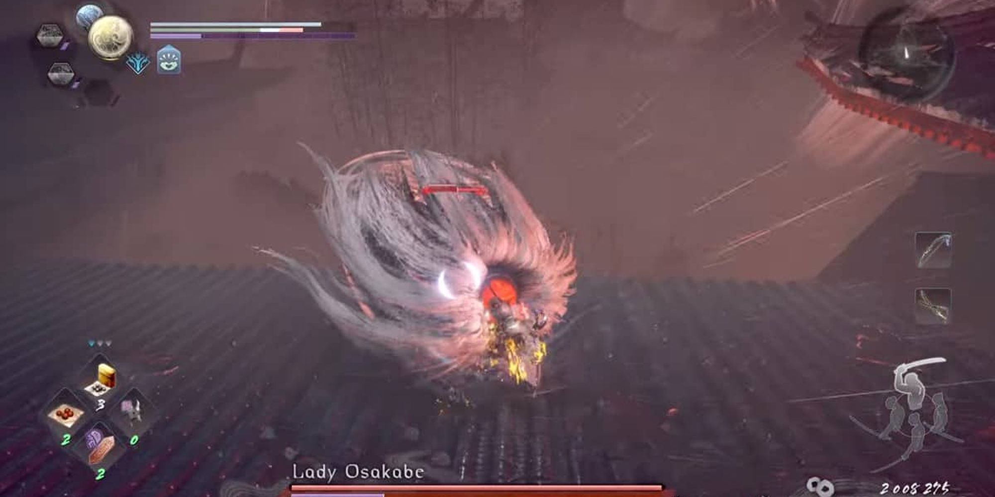 Attacking One Of Osakabe's Body Parts