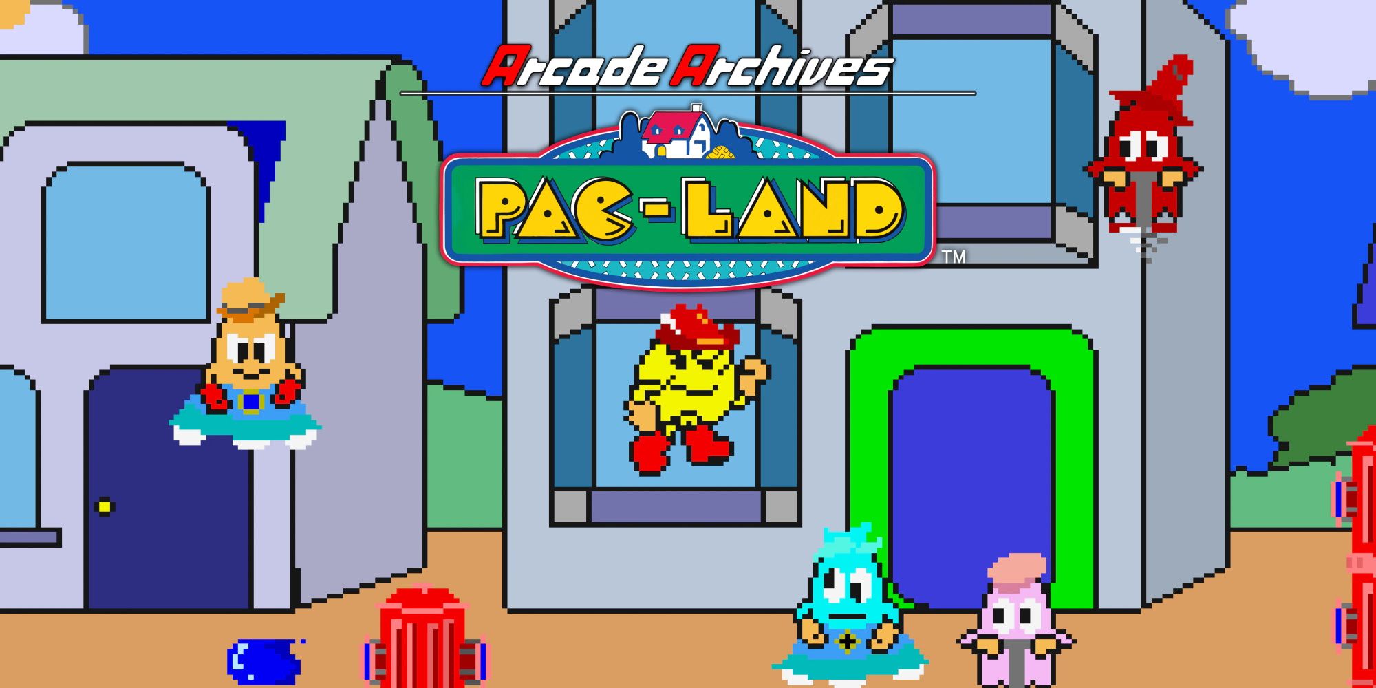 Pac-Land - via Arcade Archives