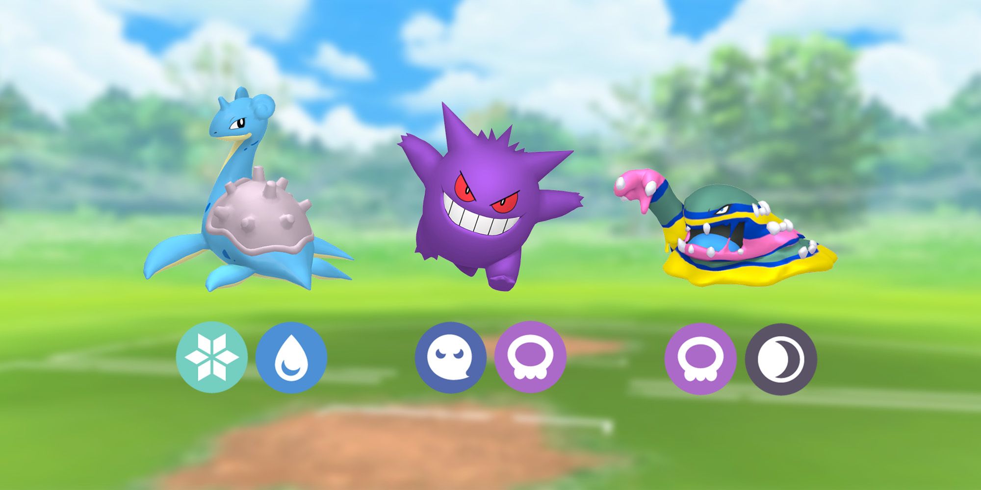 Pokemon Go Kanto Cup Team 1 - Lapras, Gengar, Alolan Muk