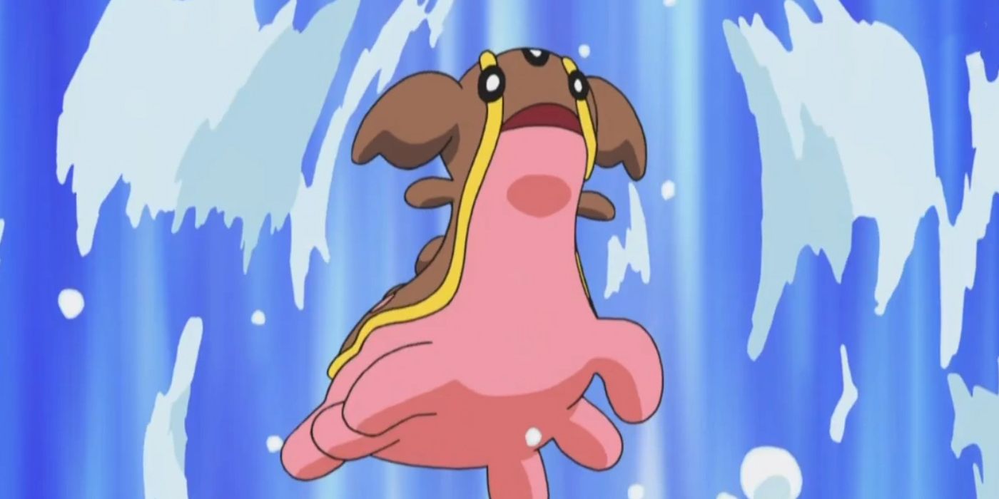 Pokemon Smaller Short Gastrodon anime water move