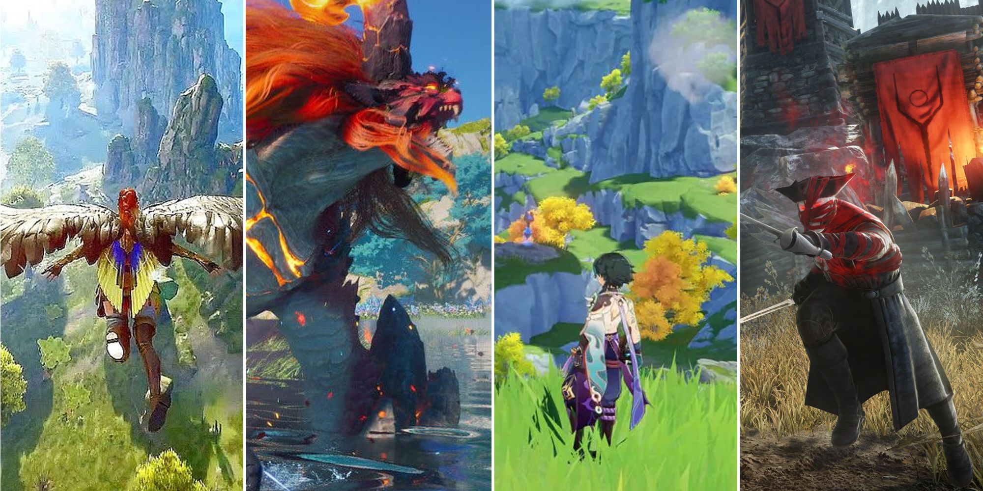 RPG Split Image Featuring different screenshots of games