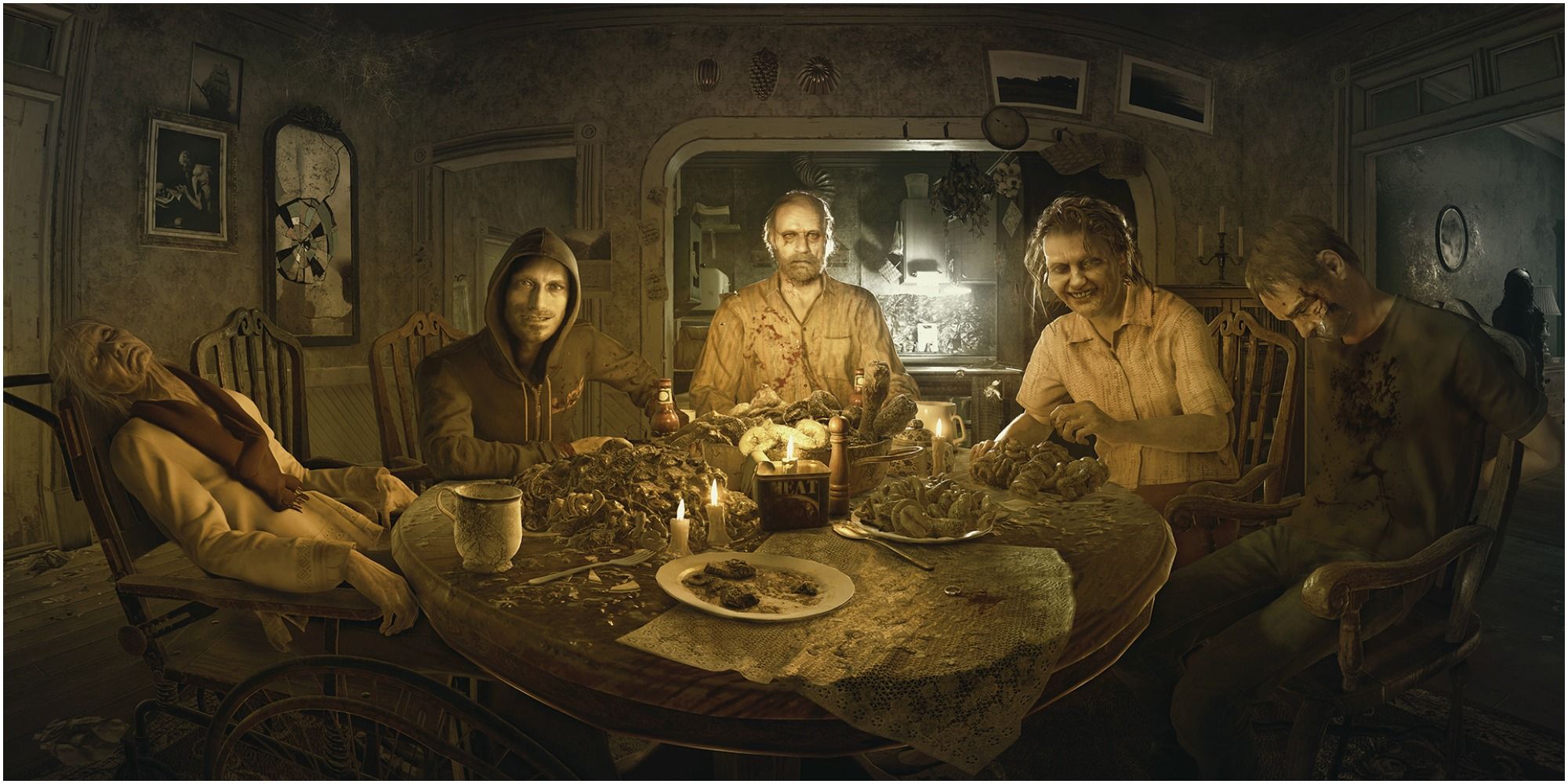 Resident Evil 7 - Baker Family Dinner Art