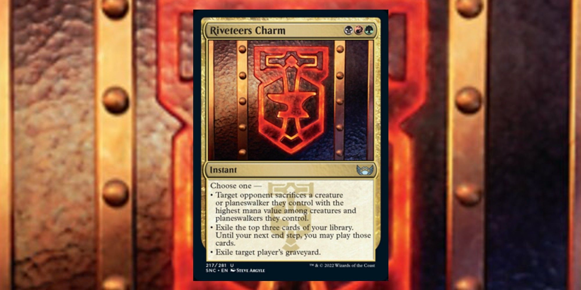 New Jund charm from MTG Streets of New Capenna