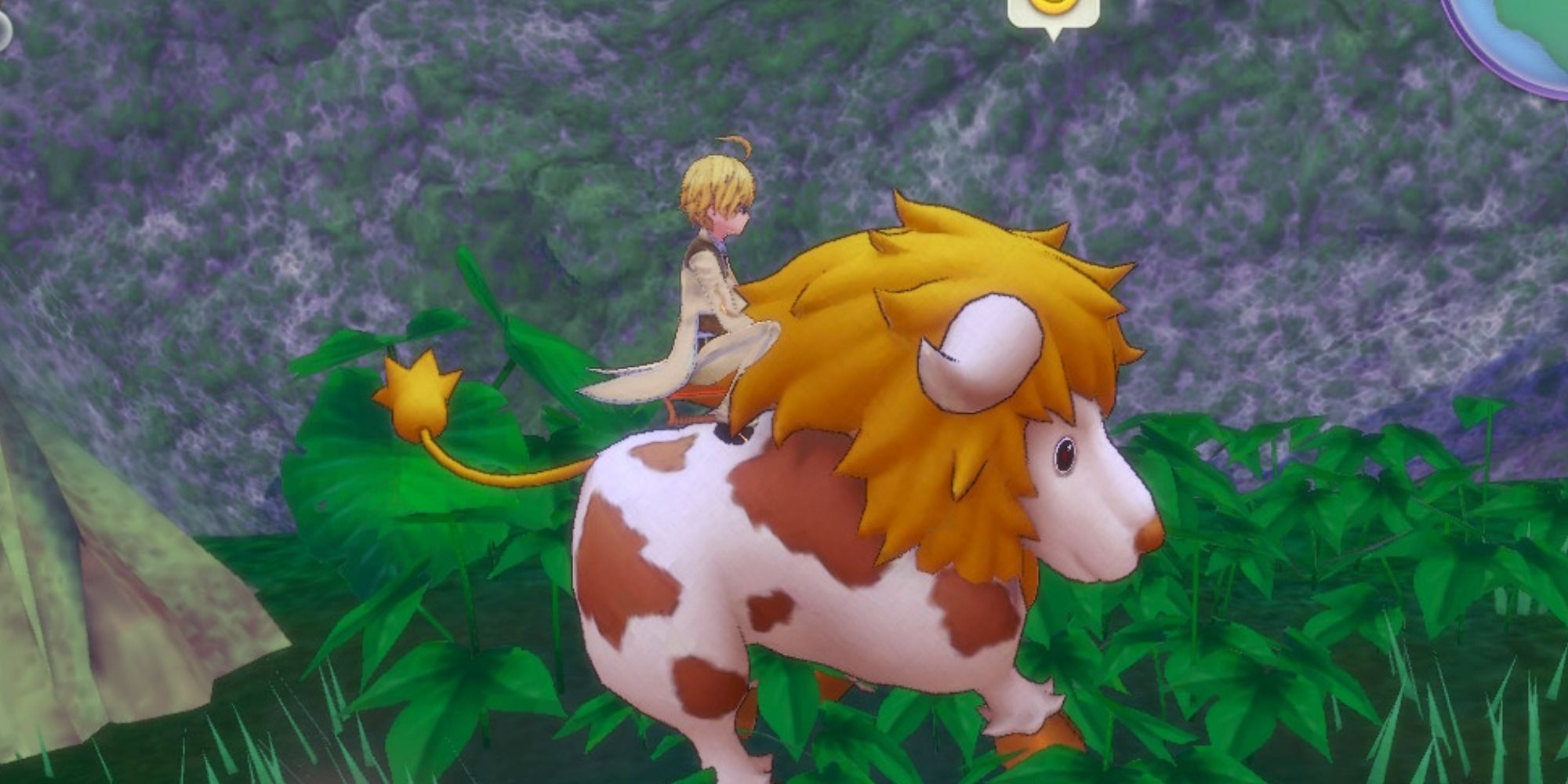 Rune Factory 5 Buffamoo riding