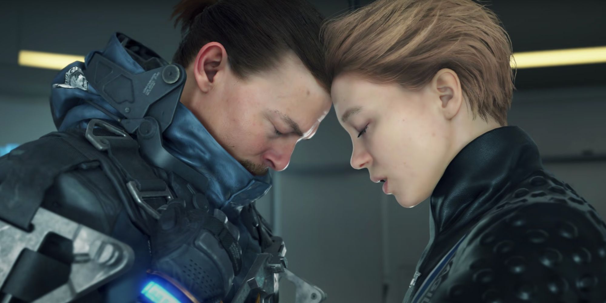 screenshot of Reedus and Seydoux in Death Stranding Launch Trailer