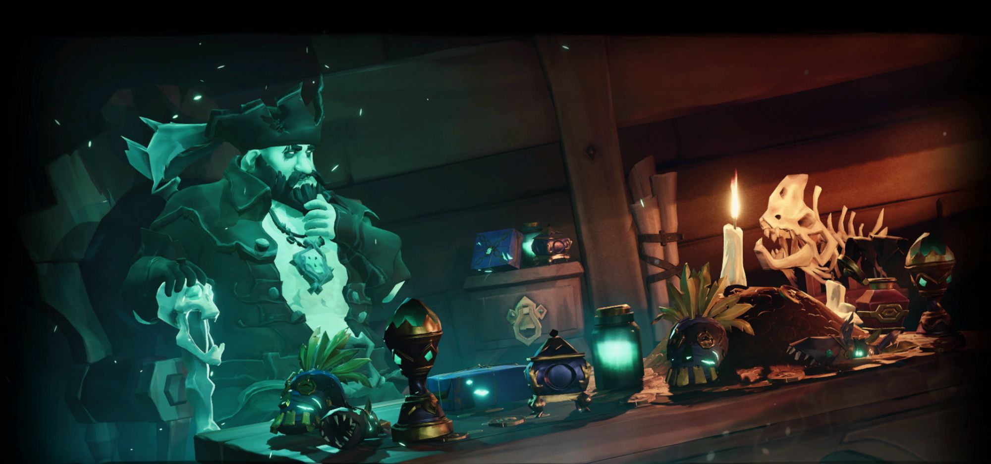 Pirate Lord and Athena's Fortune Items from Sea Of Thieves