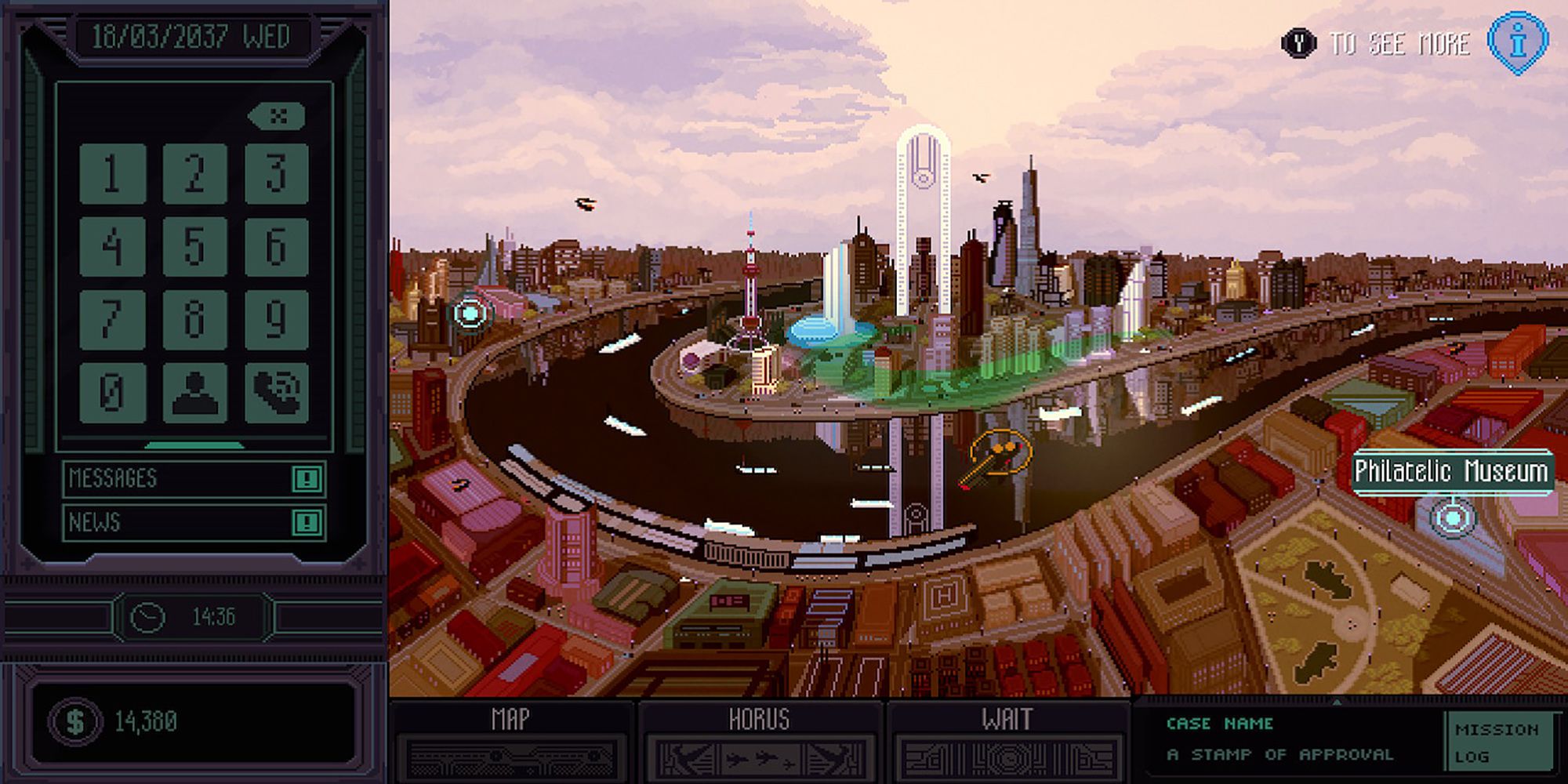 The cityscape of Shanghai in Chinatown Detective Agency.