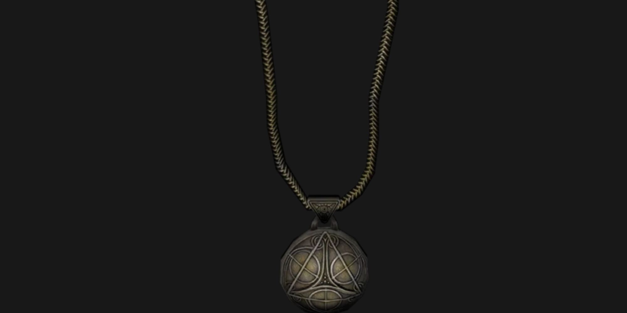 Skyrim Amulet Of Julianos With A Gray Background