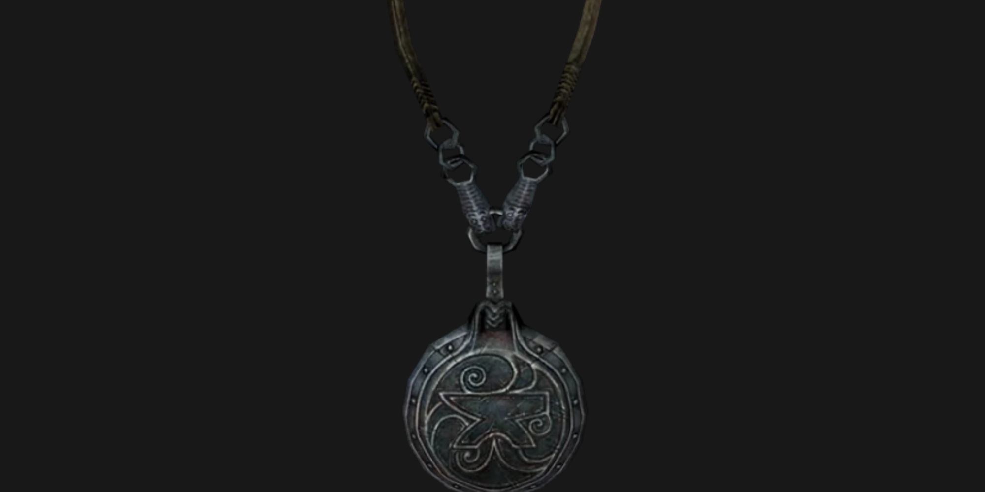 Skyrim Amulet Of Zenithar With A Gray Background