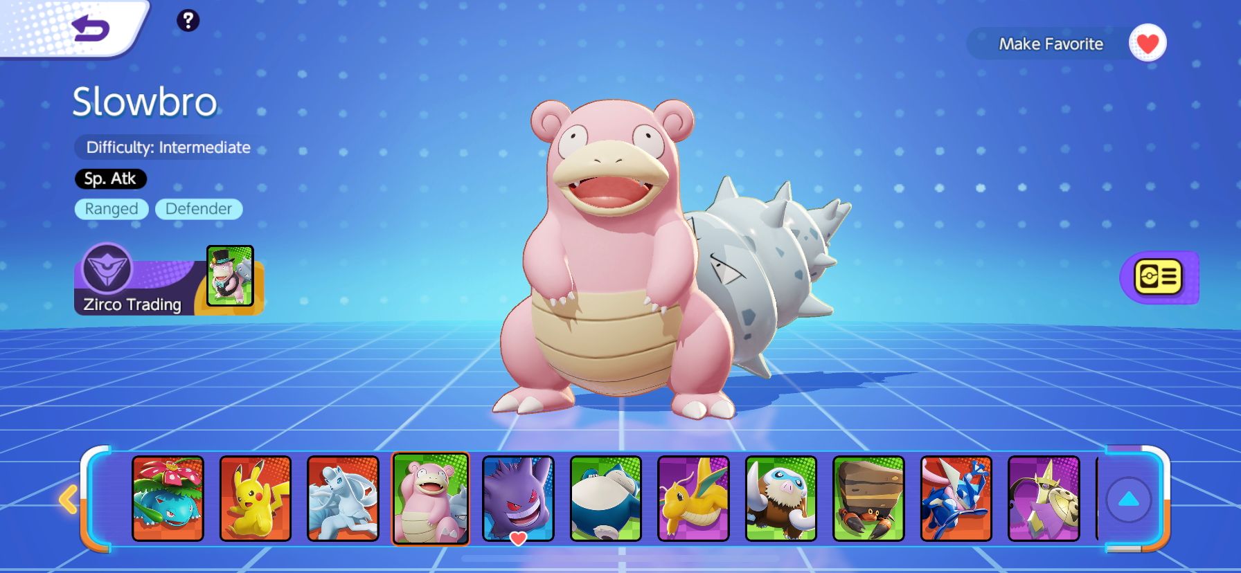 Slowbro in Pokemon Unite