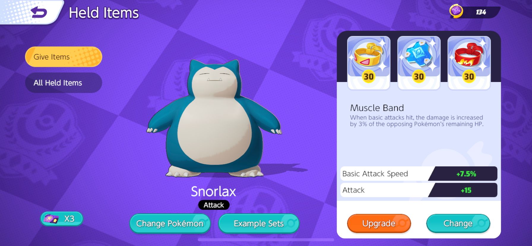 Snorlax in Pokemon Unite