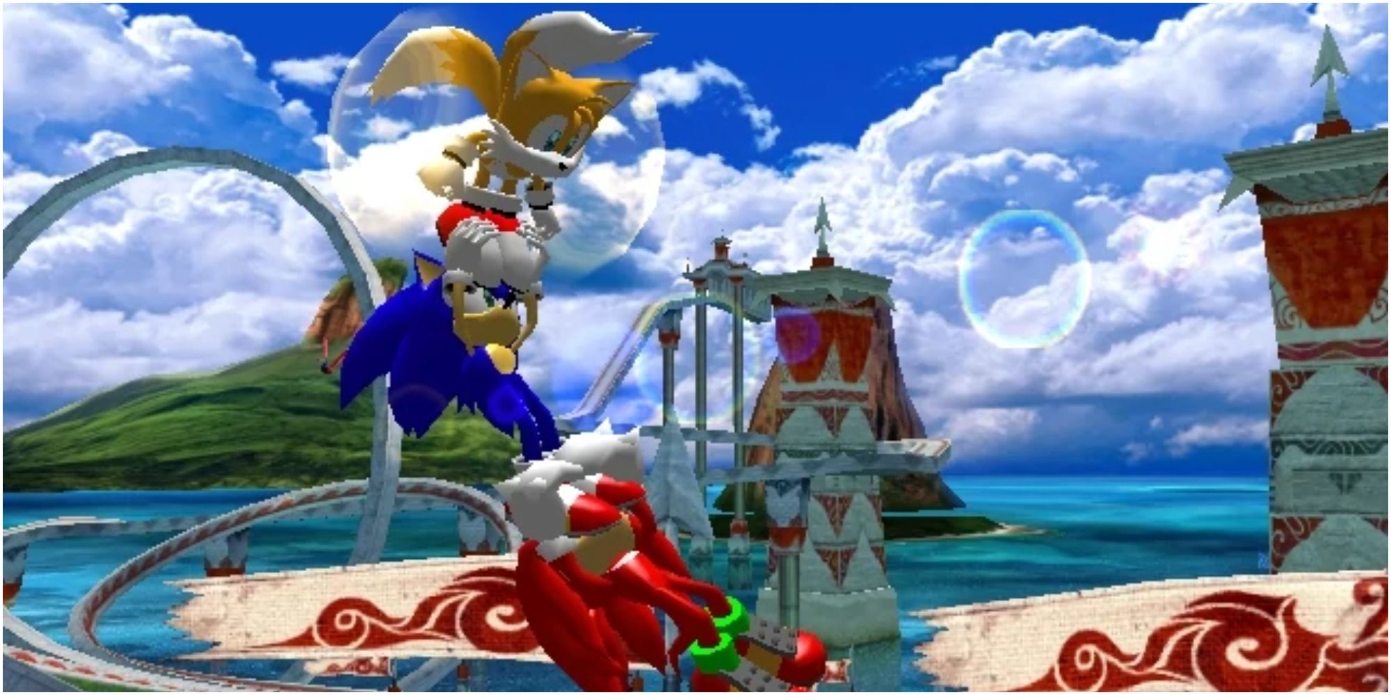 Sonic Heroes - Team Sonic at Seaside Hill