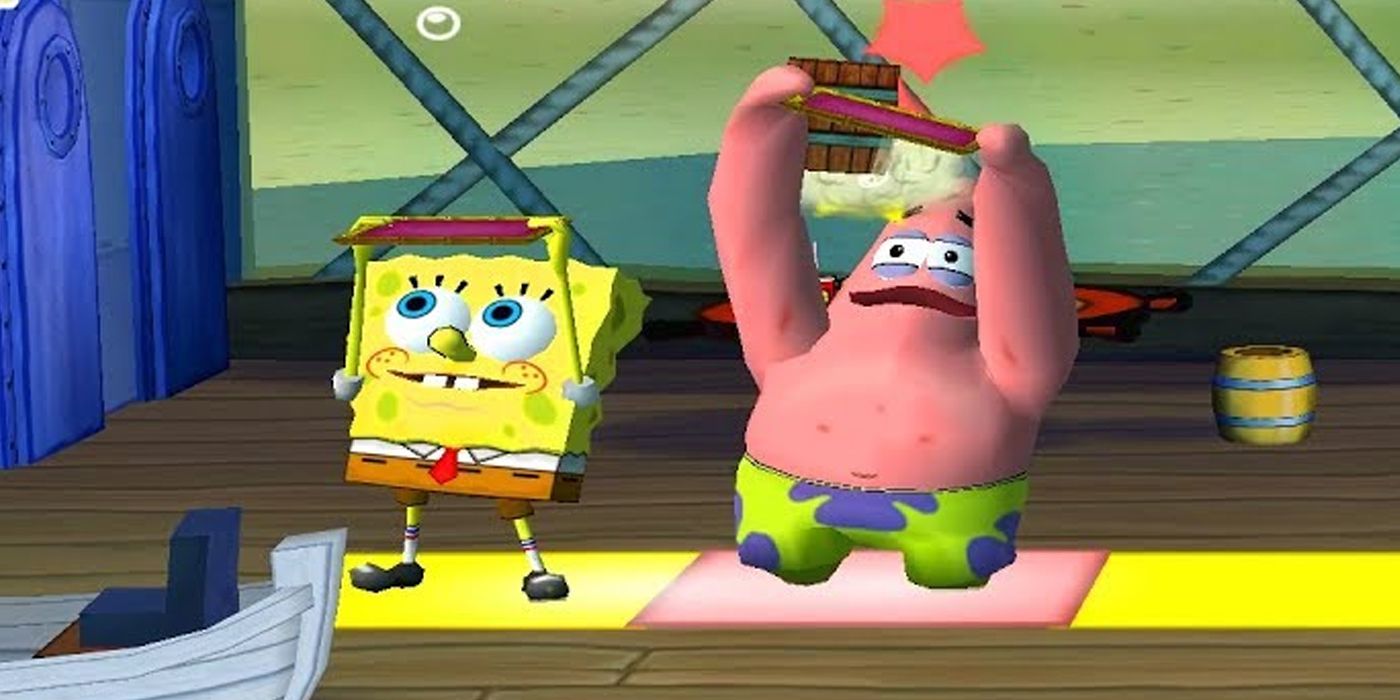 Spongebob Squarepants Games Lights Camera Pants
