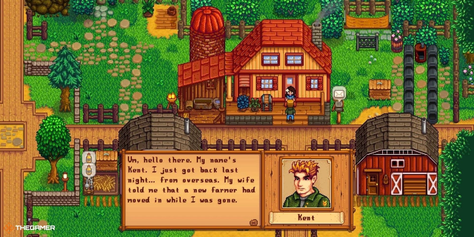 Stardew Valley - meeting Kent