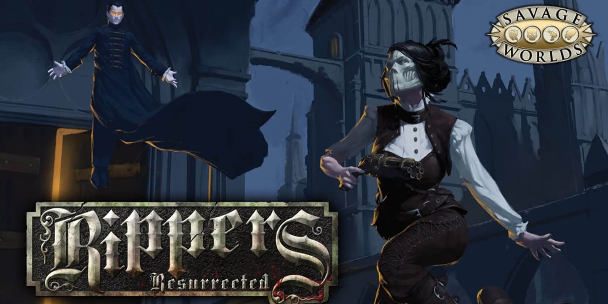 Steampunk RPGs Rippers Resurrected Art
