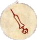 The syringe icon representing Dr.Wilson memories in Alice: Madness Returns.