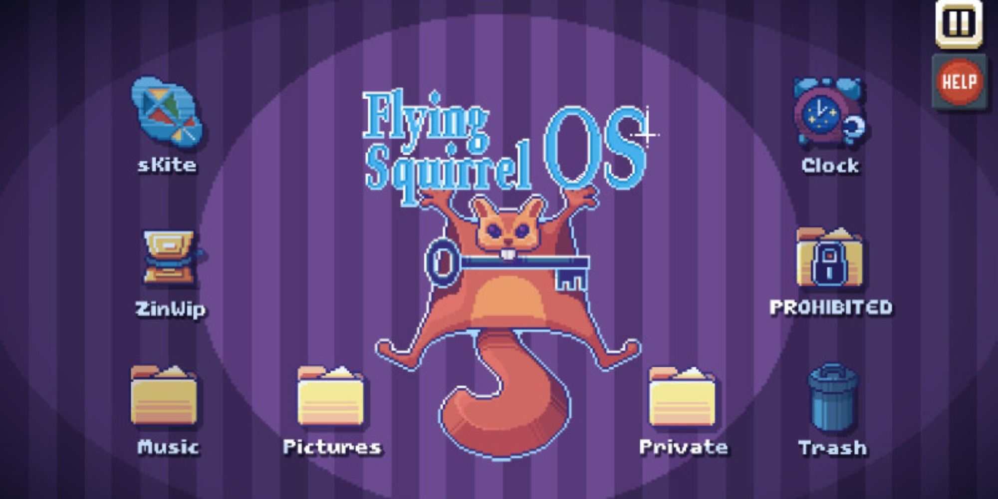 There Is No Game Wrong Dimension Squirrel OS computer screen