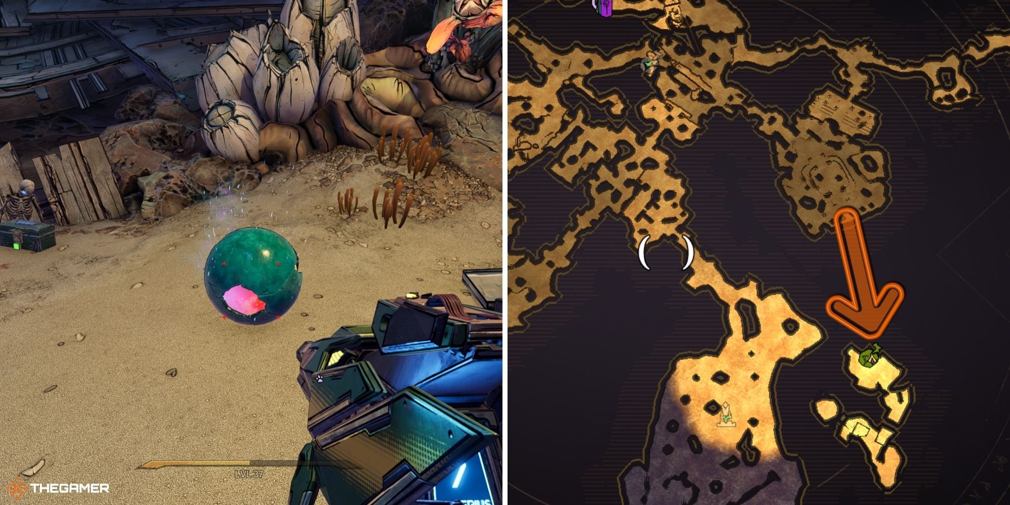 Tiny Tina's Wonderlands - Drowned Abyss - Lost Marble on left, map on right (1)