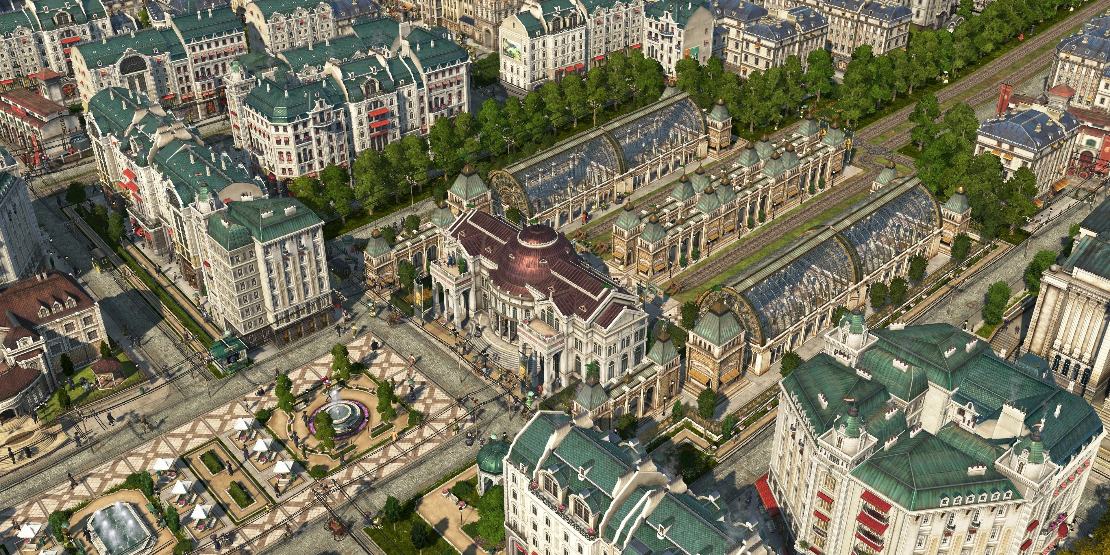 Train-Stations And Hotels mod in Anno 1800