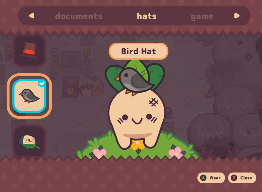 Bird Hat in Turnip Boy Commits Tax Evasion