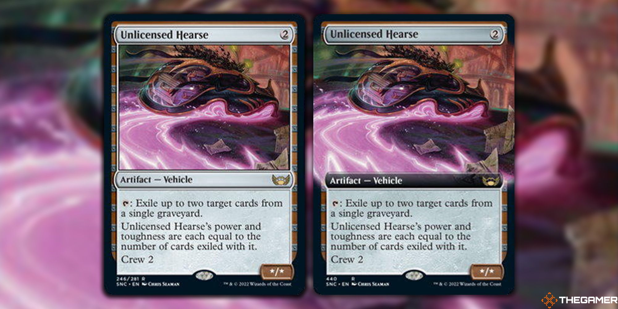 Unlicensed Hearse card from MTG