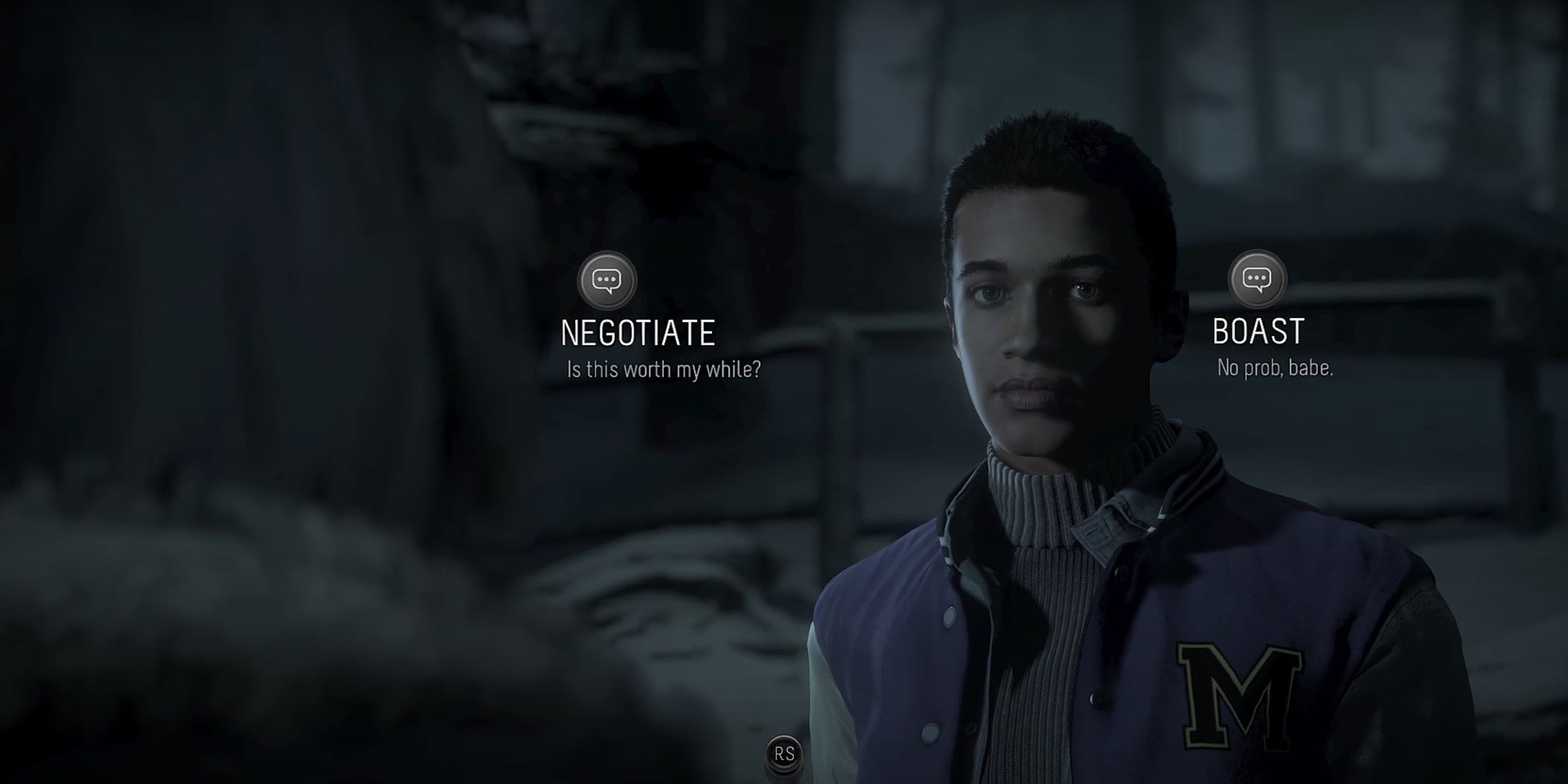 Until Dawn Image of Matt When Playing as Emily