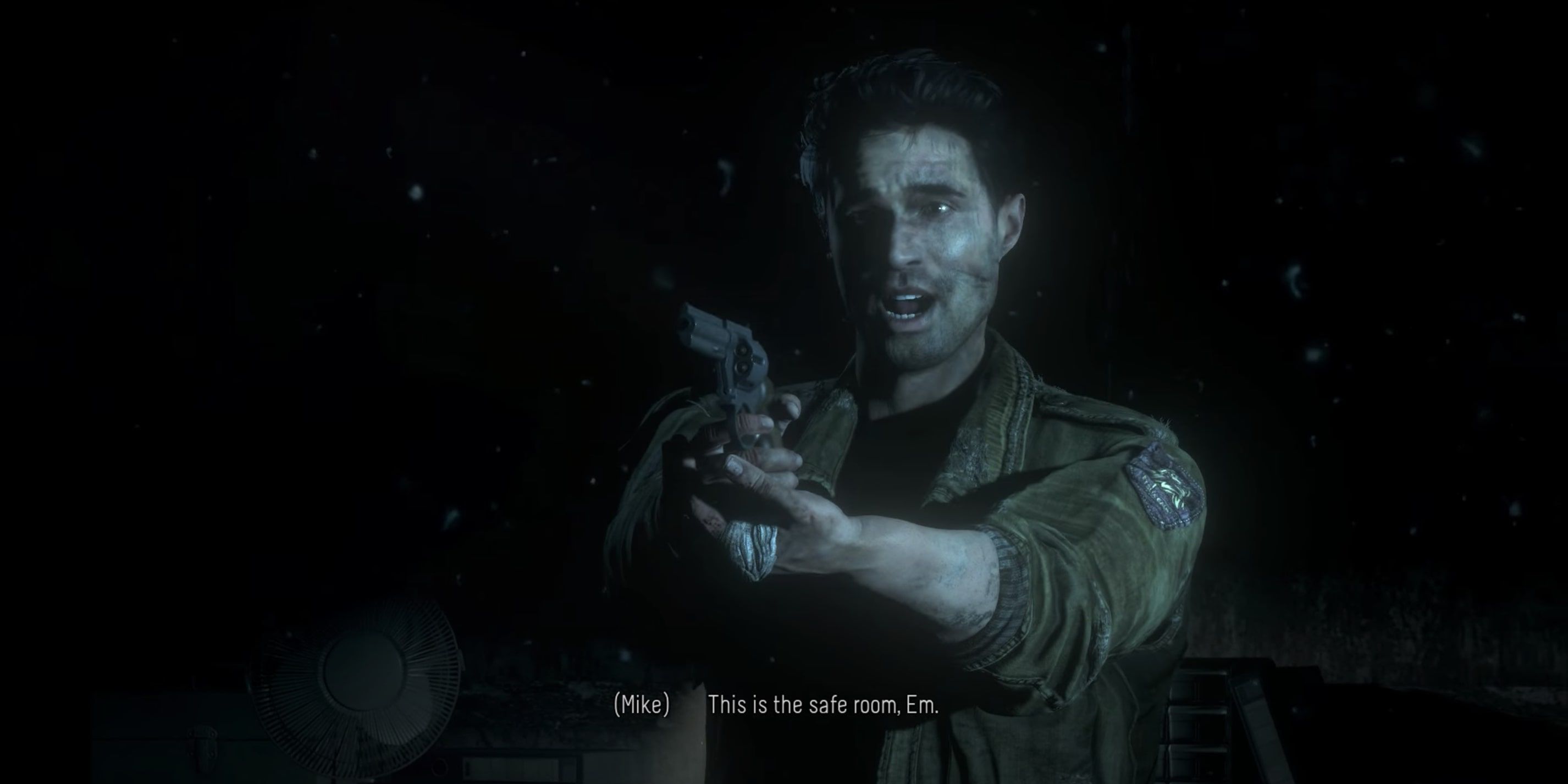 Until Dawn Cutscene of Mike Talking To Emily
