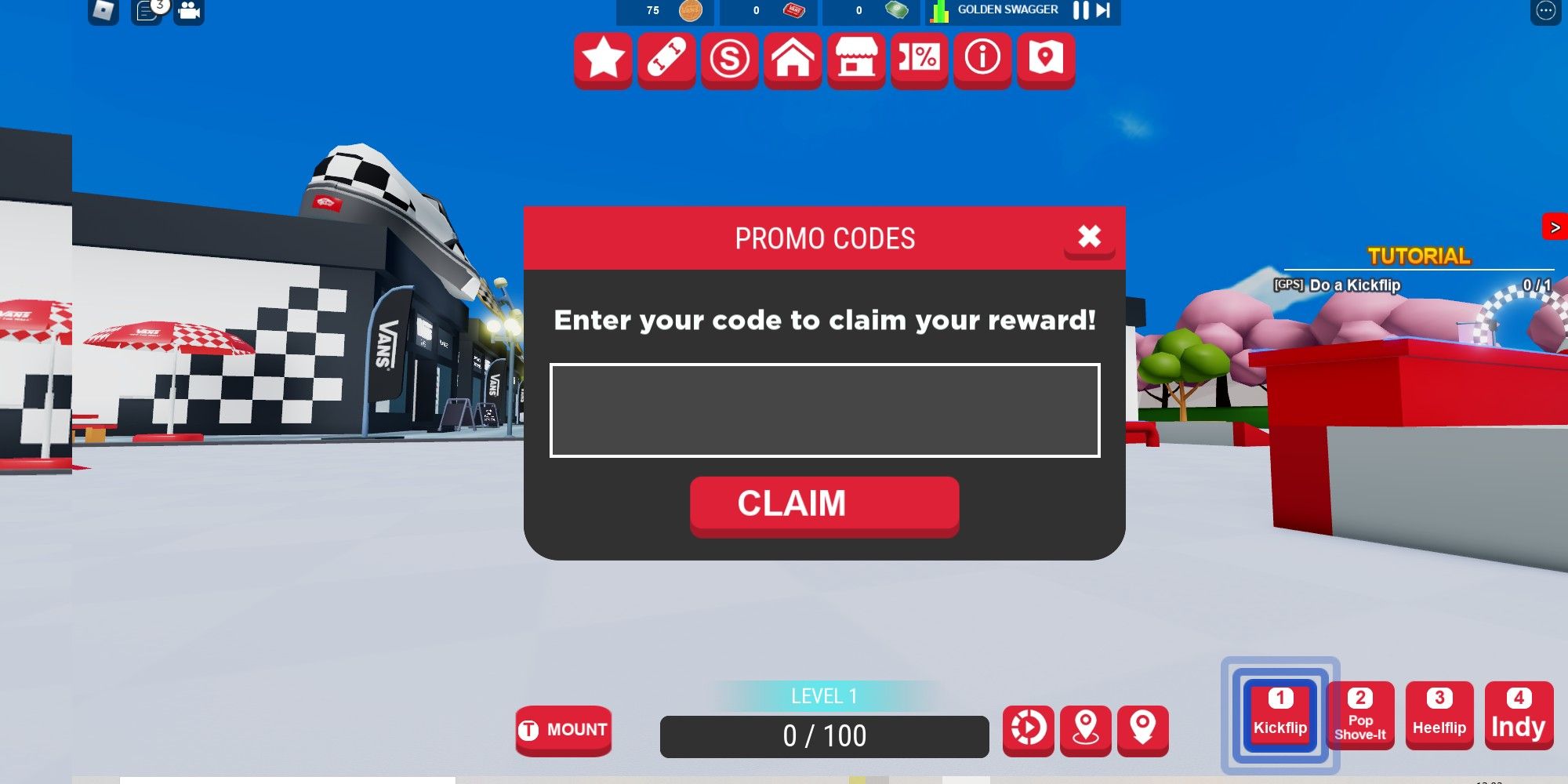 Vans World Roblox Codes