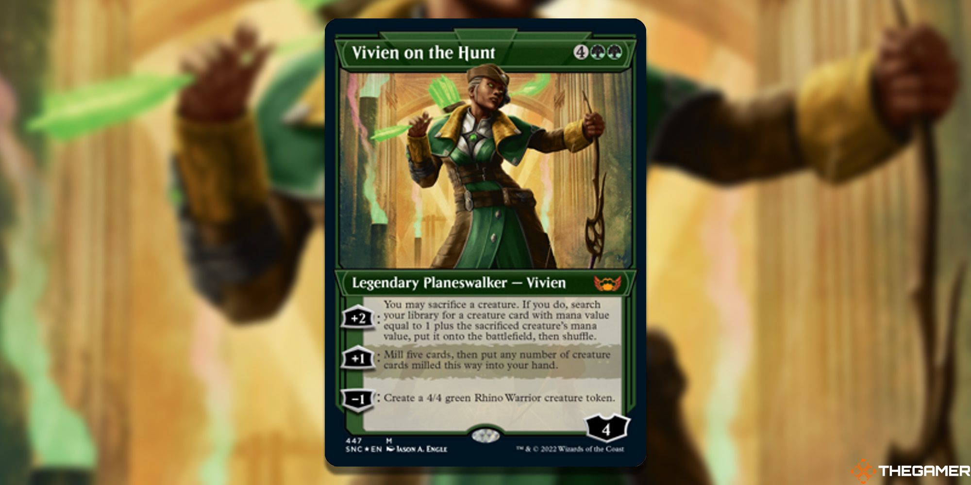 Vivien on the Hunt card