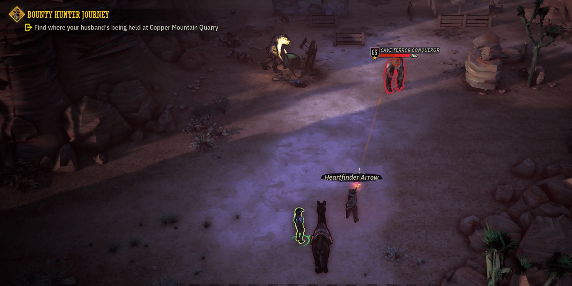 Weird West Screenshot Of Heartfinder Arrow Ability