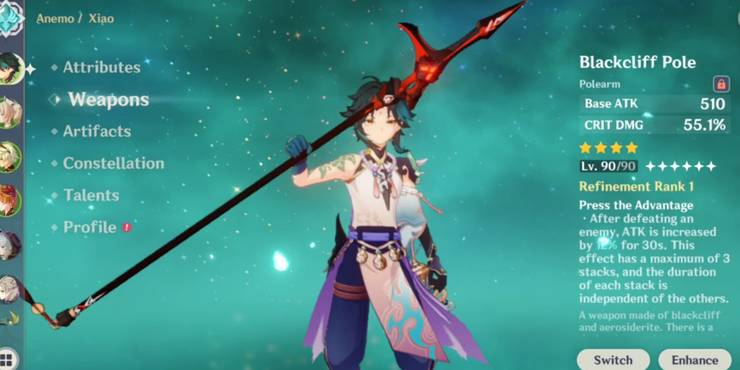 The Blackcliff Pole - Four Star