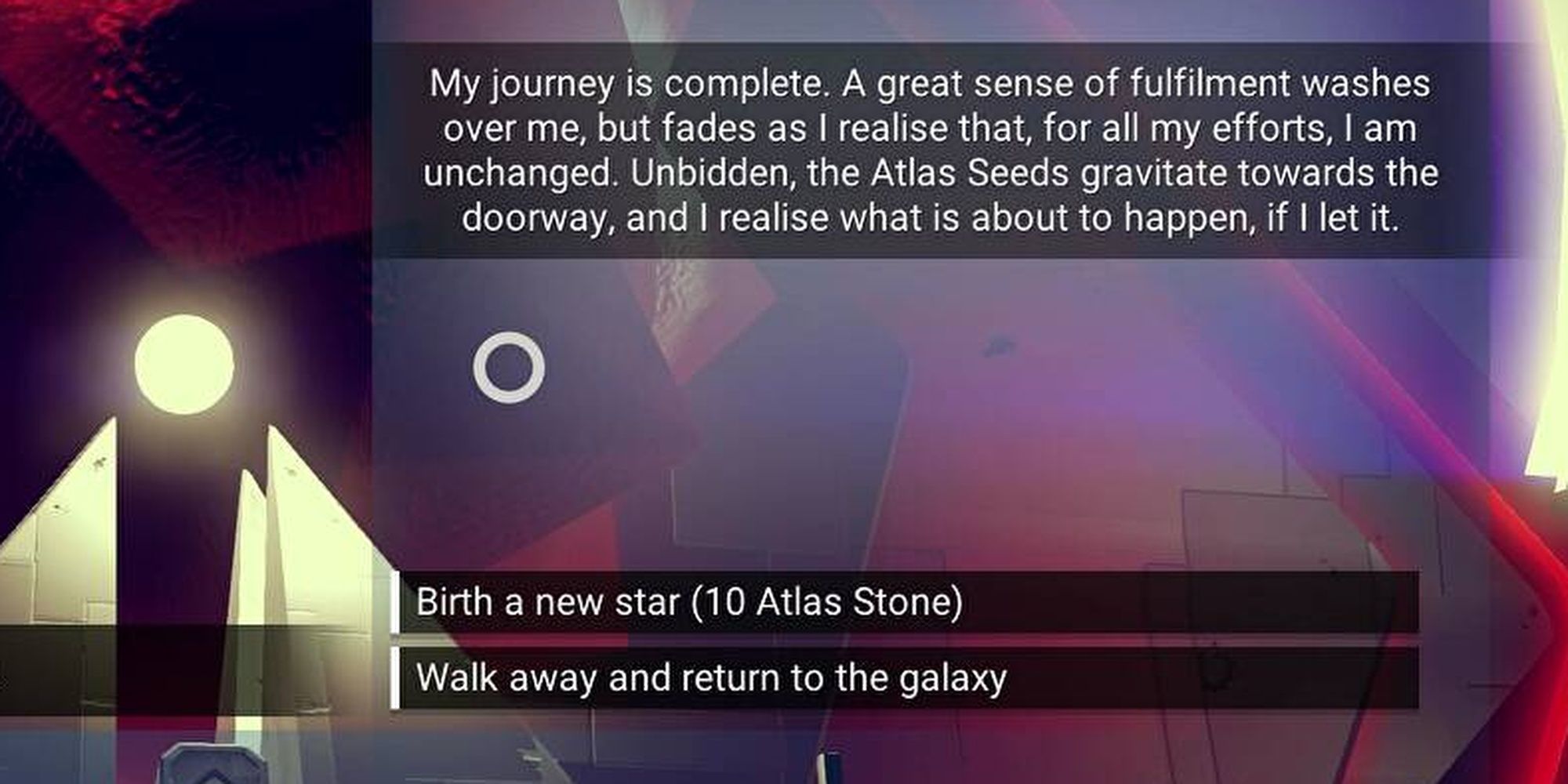 No Man's Sky: The Ending Text Of The Atlas Path