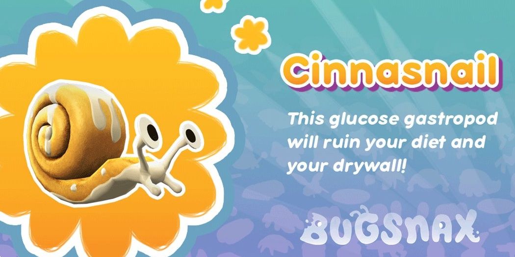 Cinnasnail from Bugsnax