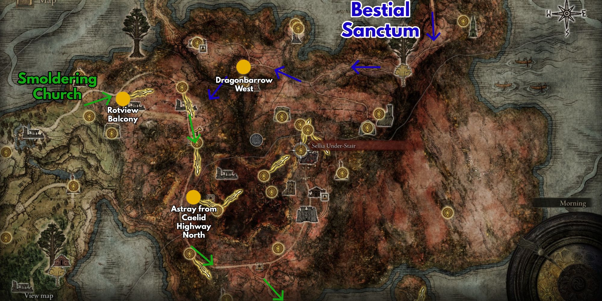 Elden Ring Map Complete Elden Ring: Caelid Complete Walkthrough