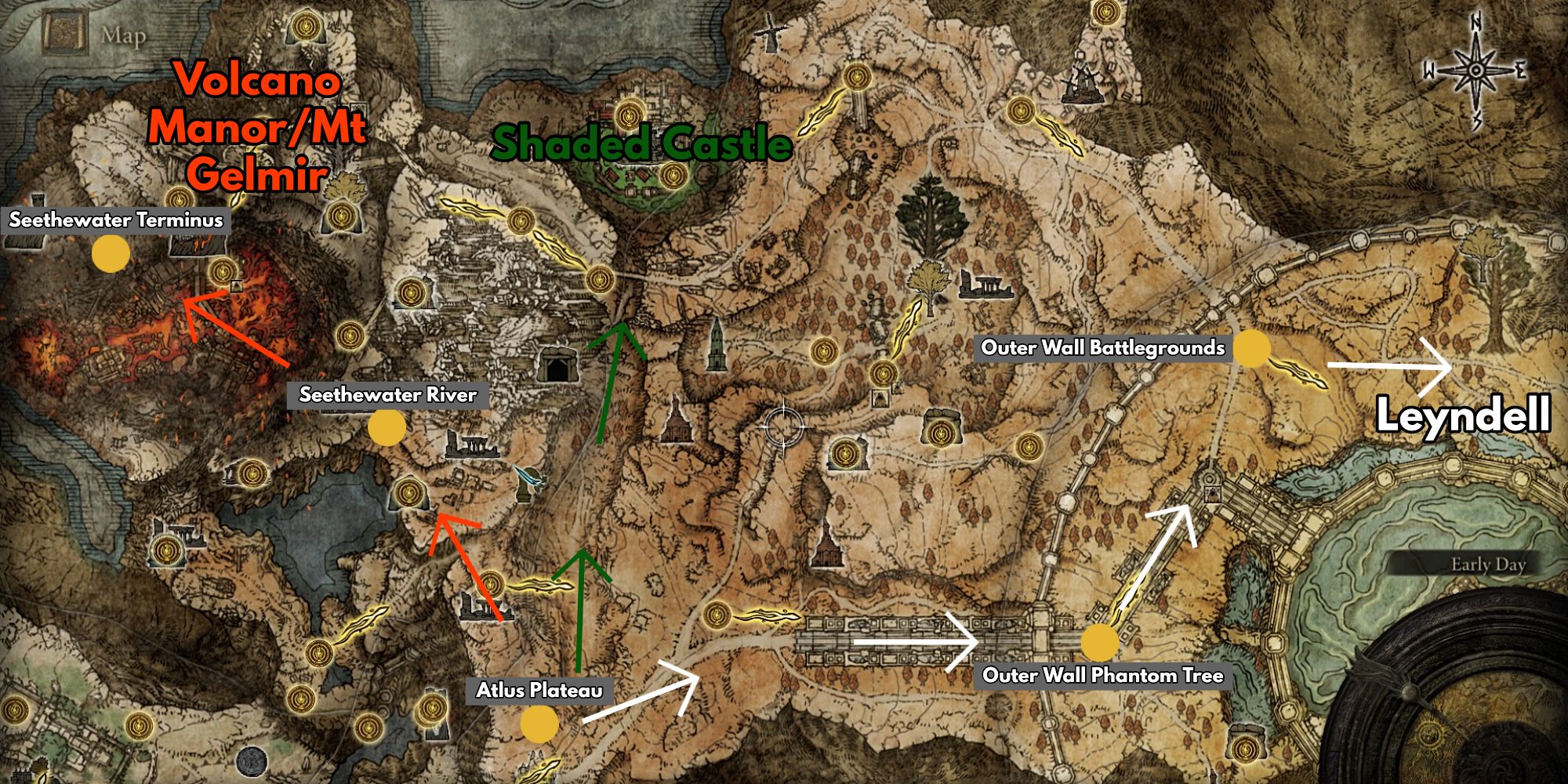 elden ring detailed map of atlus plateau
