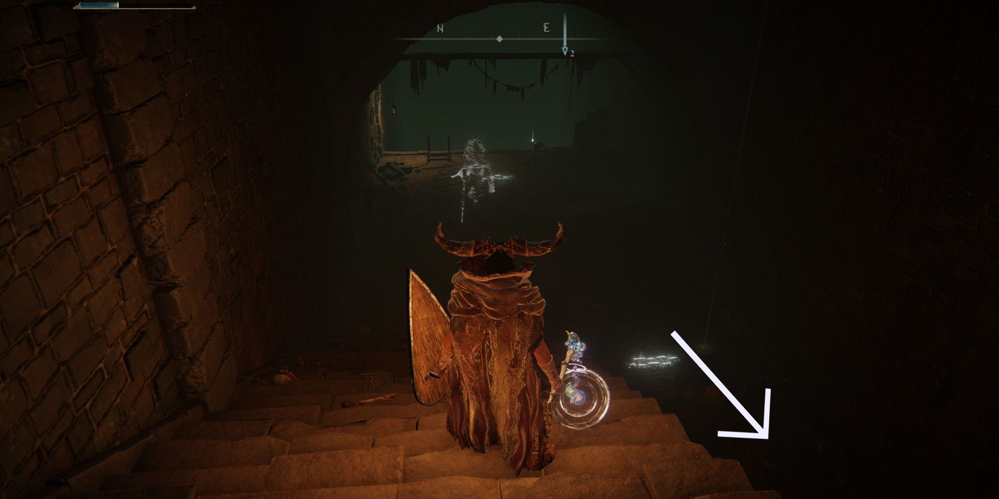 elden ring sewers dungeon to giant miranda
