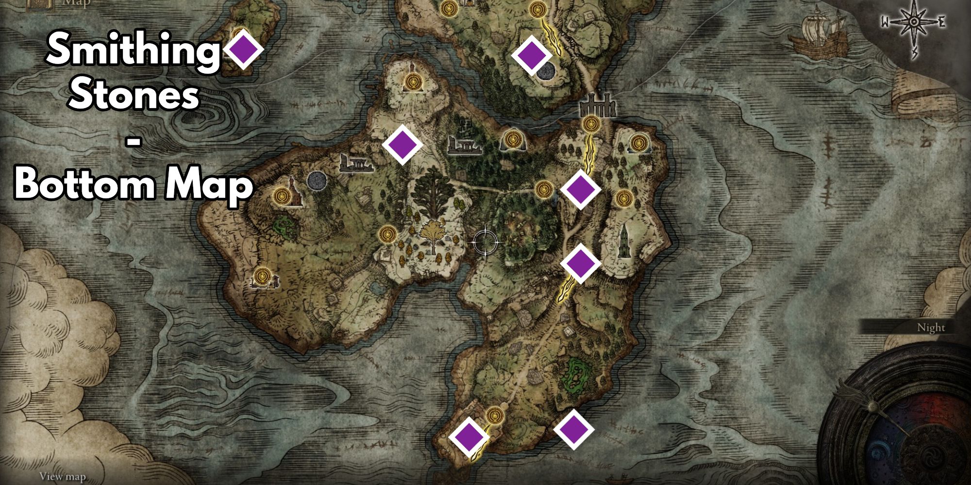 elden-ring-smithing-stone-locations-on-map-in-weeping-peninsula