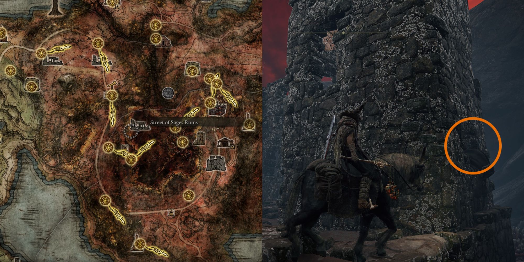 Elden ring how to get to sages cave