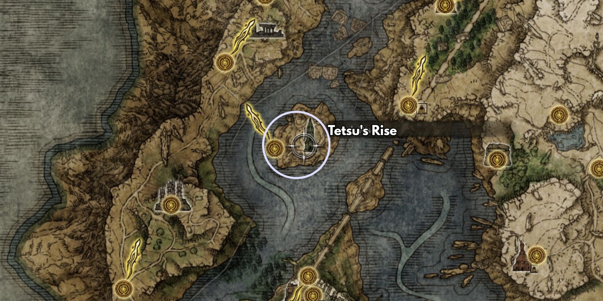 elden ring tetsu rise on map