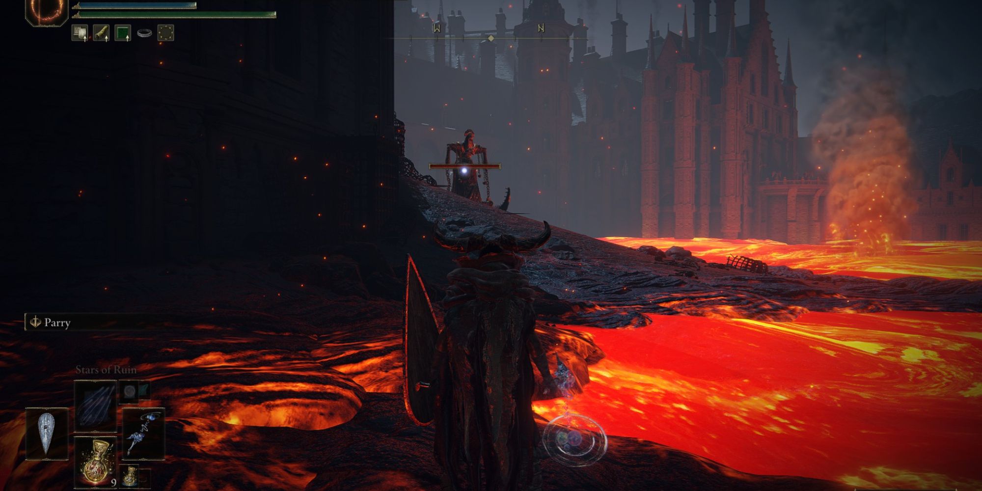 elden ring volcano manor abducter virgin in lava pits