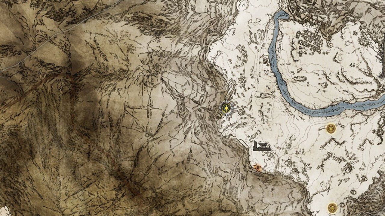 Yelough Anix Ruins teleportal waypoint map location in Elden Ring