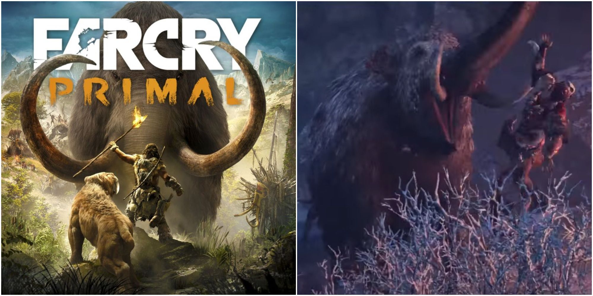 farcry primal cover & mammoth gameplay