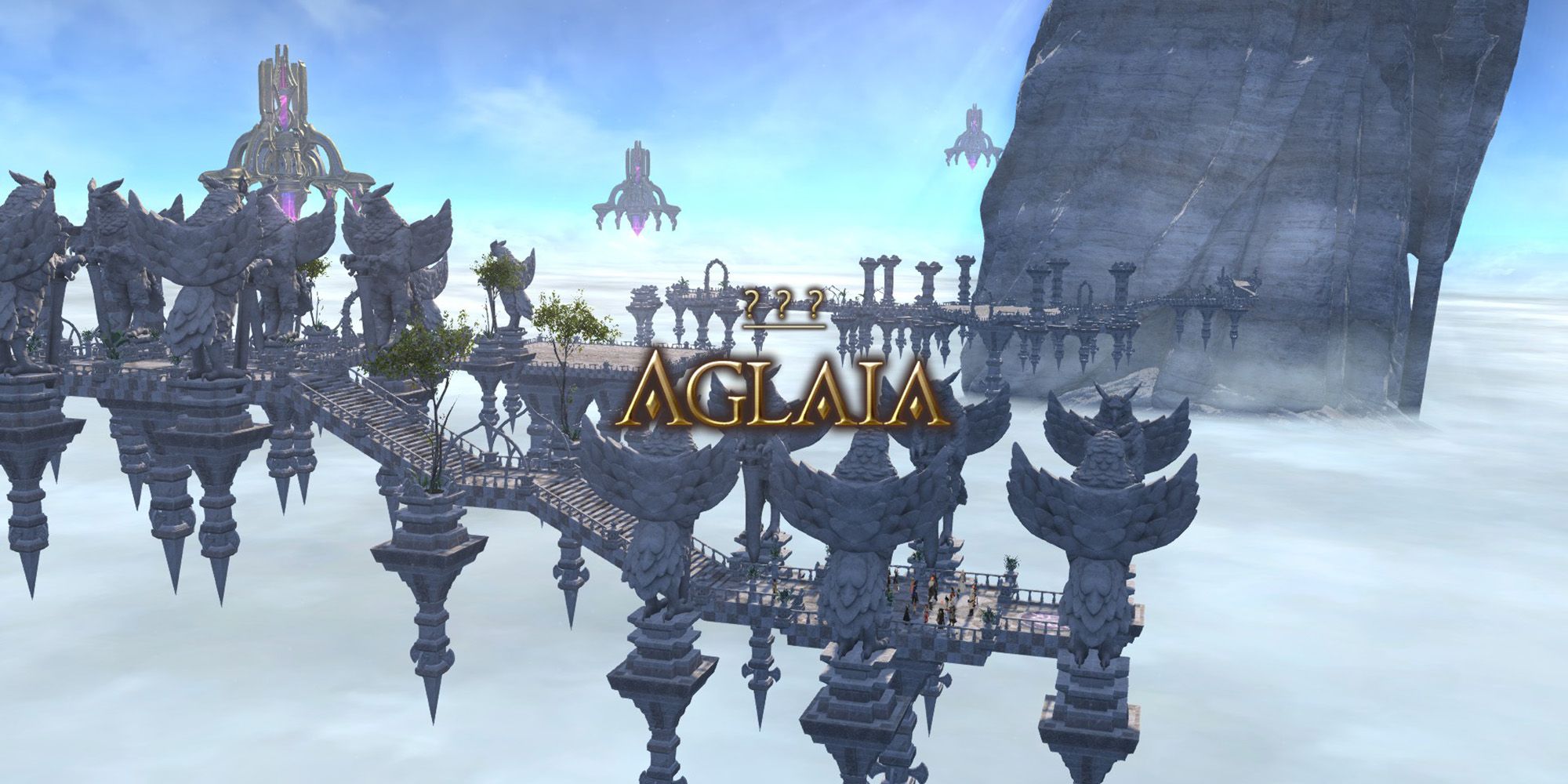 ffxiv aglaia myths of the realm title intro