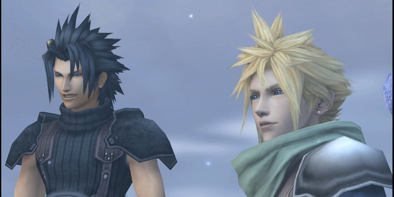 final fantasy 7 crisis core zack and cloud screenshot