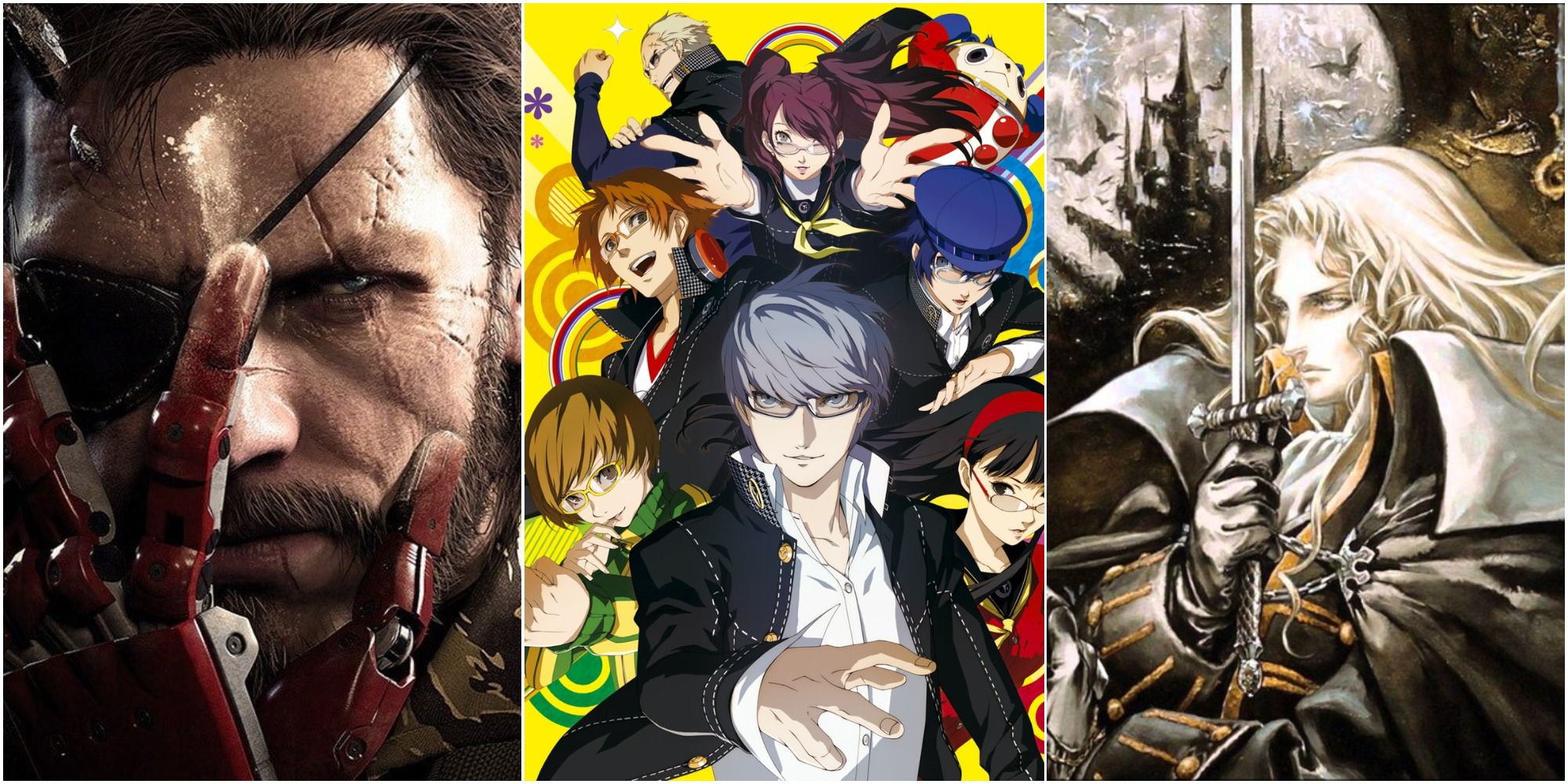 Games Kept Going Featured - Metal Gear Solid 5, Persona 4, Castlevania Symphony Of The Night