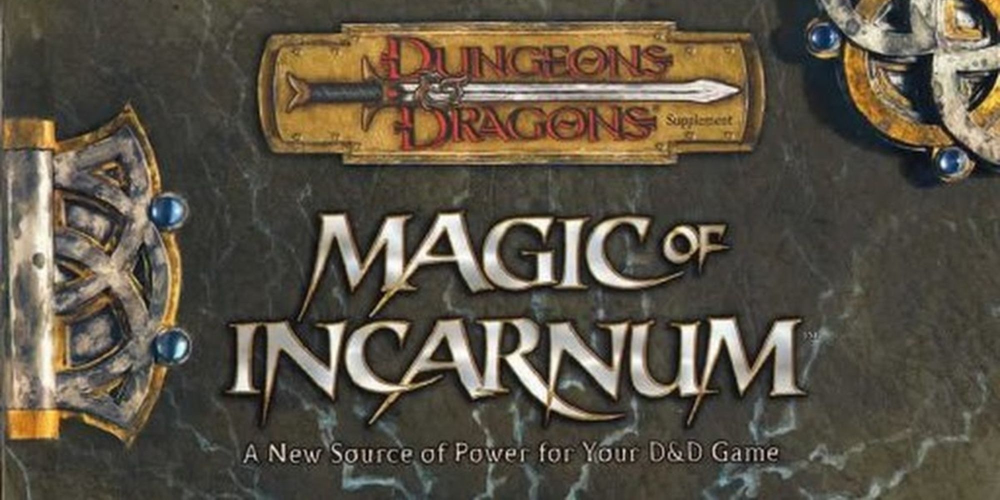 The top half of the D&D supplement Magic of Incarnum 