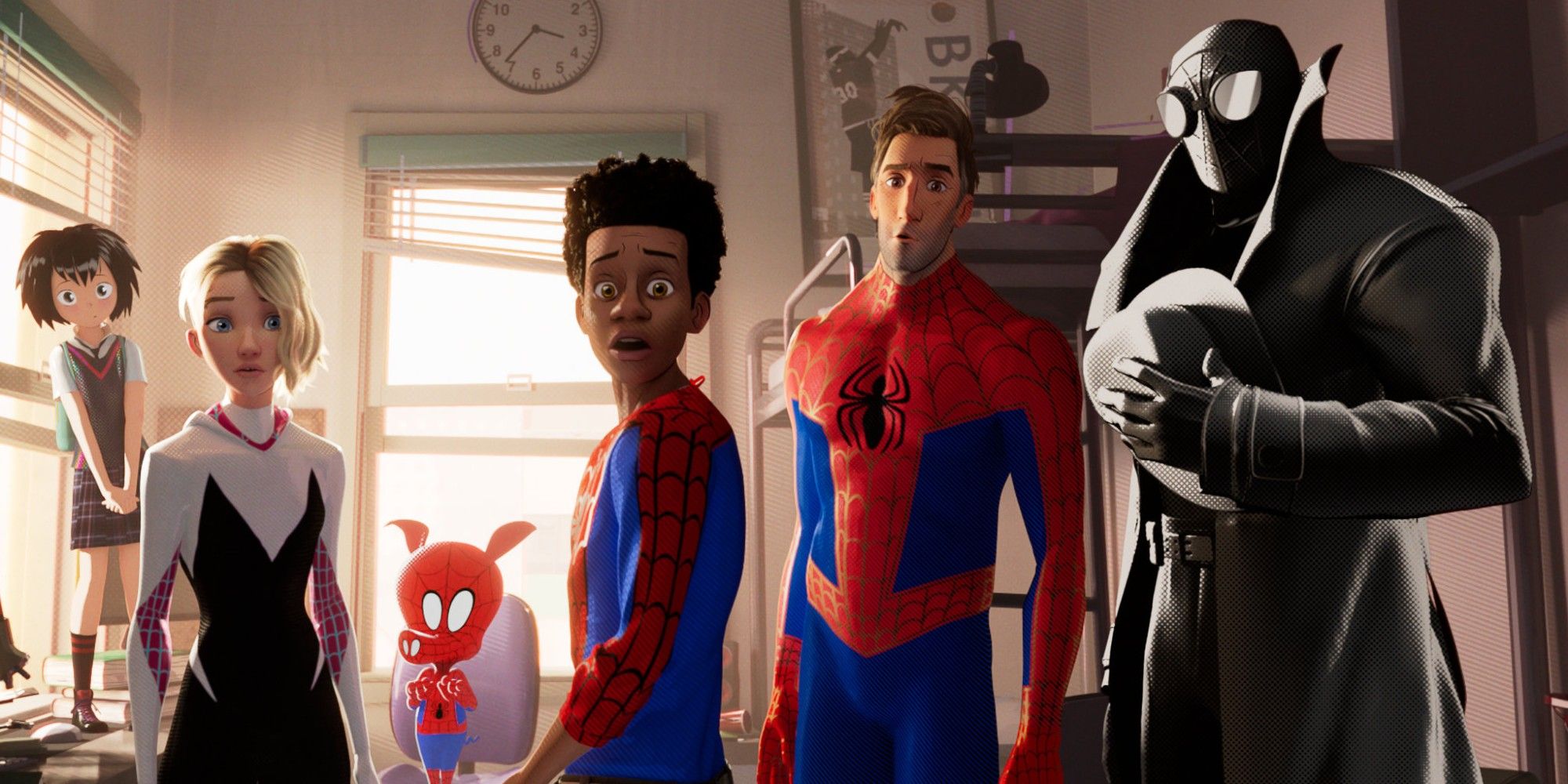 all the different spideys of into the spider-verse