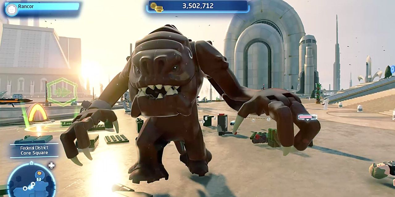 lego star wars rancor Cropped